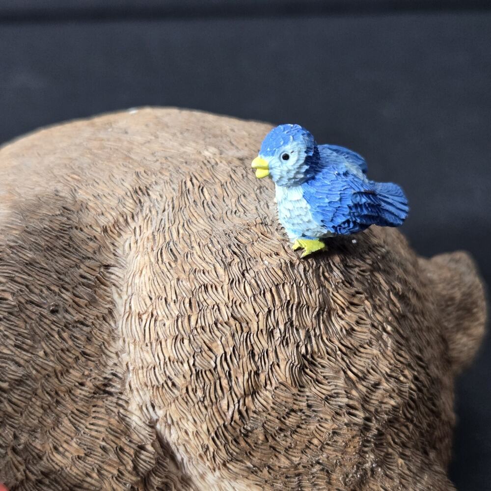 Music Box Shelf Sitter Bunny, “Oh What A Beautiful Morning”, Resin~Easter Rabbit - Picture 9 of 11